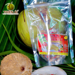 Kẹo Dừa Se Dẻo Vị Đậu Phộng Truyền Thống Hộp 500gr
